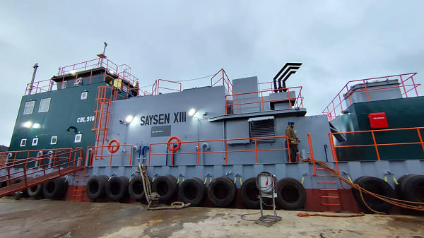 Saysen XIII: Salmones Aysén inaugura su primer pontón recuperado con foco en sostenibilidad